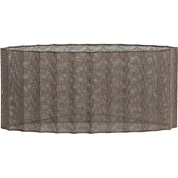 Lampenkap ovaal Disli - Bruin - 38x17.5x19cm