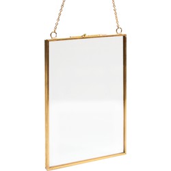 QUVIO Fotolijst met ketting 13 x 18cm - Goud