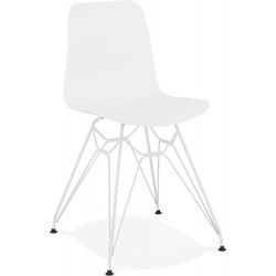 GAUDY moderne stoel 49x47x78 cm Wit