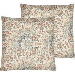VRIESEA  - Sierkussen set van 2 - Multicolor - 45 x 45 cm - Polyester