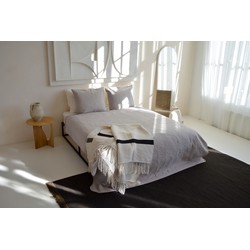 Zydante Home® Bedsprei Incl. 2 Hoezen -Beige Flowers - 220x240 cm + 2 * 60x70 cm