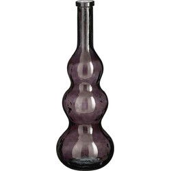 Mica Decorations Vaas Benito - 26.5x26.5x75 cm - Glas - Bruin