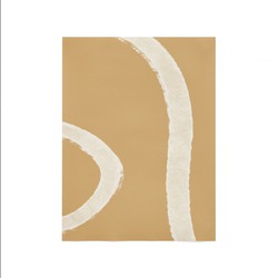 Kave Home - Emora vel bruin papier 29,8 x 39,8 cm