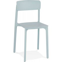 Binnenstoel TROPICAL 48x47x79 cm Blauw