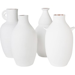 Vases ceramic white h35 cm - without 2 ears
