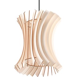 Scandinavische hanglamp Lund Hout