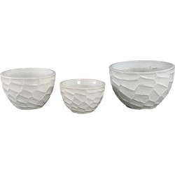 PTMD Sharlene White ceramic pot scaled round SV3