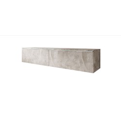 Meubella - TV-Meubel Dixon - Betonlook - 140 cm