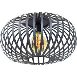 Urban Interiors Flow Plafondlamp – Zwart – Metaal - Ø40x23
