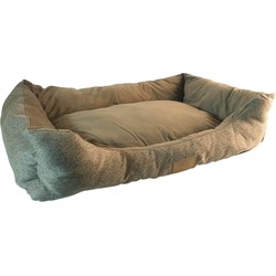 Furnilux - Hondenmand - Hondenbed - Luxe Hondensofa - Hondenmatras - Grote Hondenrassen - 65 x 45 x 21 cm