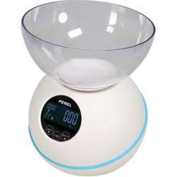 Digitale keukenweegschaal 5 kg / 1 g met temperatuur / klok / alarm / timer - Velleman
