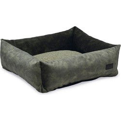 Ligbed polyester 65x60x20cm groen