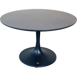 Bridgeport dining tafel midnight grey dia. 120 cm