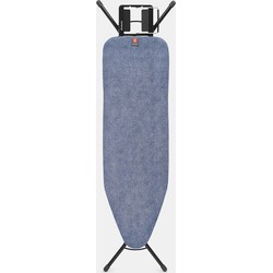 Strijkplank B, 124x38 cm, strijkerhouder - Denim Blue