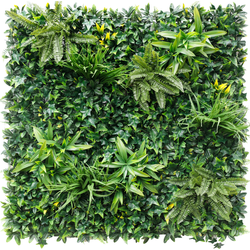 Greenmoods Kunsthaag Volta - Buxus sempervirens - Nep plant - Sterk UV bestendig - 1 Stuk - 100x100cm -