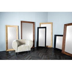 PTMD Spiegel Chevar - 70x13x160 cm - Hout - Zwart