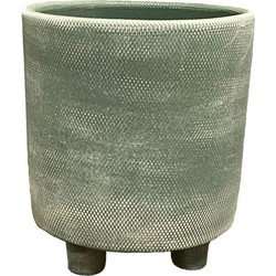 HS Potterie Groene Pot Nevada  - D13xH15