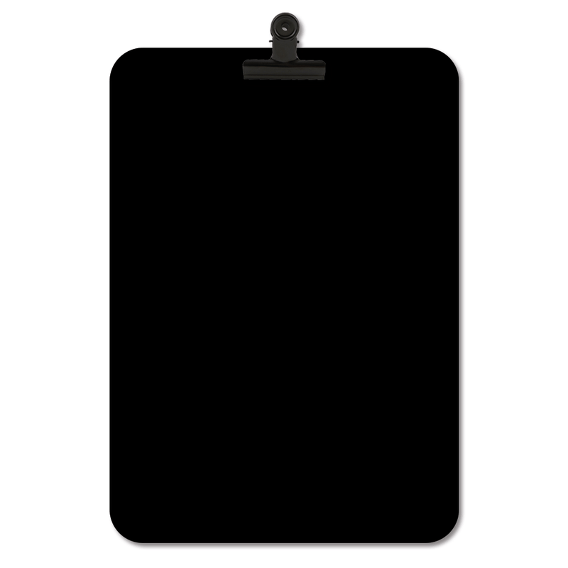 Label2X Clipboard zwart Groot (geschikt voor A4 posters) / Oud-groen - Groot (geschikt voor A4 posters) - 