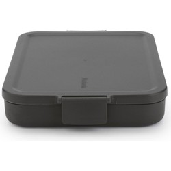 Make and Take Lunchbox plat kunststof Dark Grey