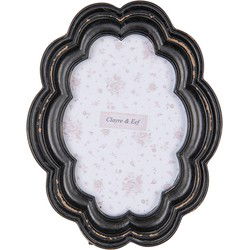 Clayre & Eef Fotolijst Zwart Kunststof