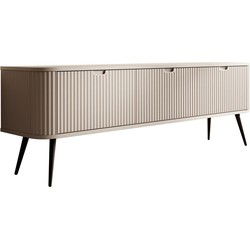Meubella - TV-Meubel Zakari - Beige - 168 cm