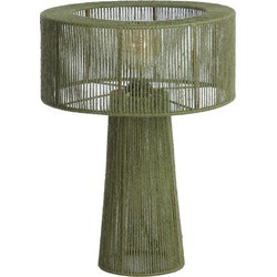 Light & Living - Tafellamp SELVA - Ø37x51cm - Groen