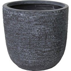 Utah Egg Pot Graphite D32H31