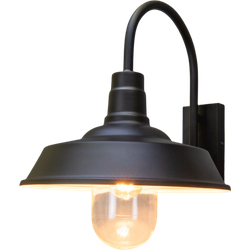Wandlamp trapani E27 zwart