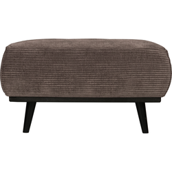 BePureHome Statement Hocker - Rib - Taupe - 40x80x55