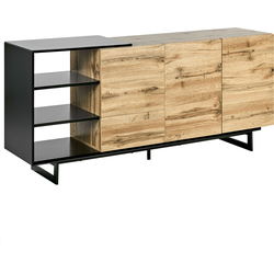 Beliani FIORA - Sideboard-Lichte houtkleur-MDF