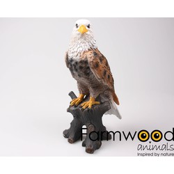 Vogel Adler 15x14x36 cm Skulptur - Farmwood Animals