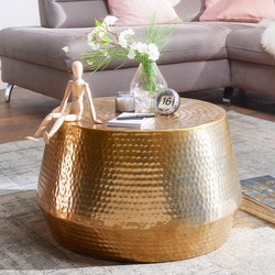 Pippa Design opvallende salontafel in oosters design - goudkleurig