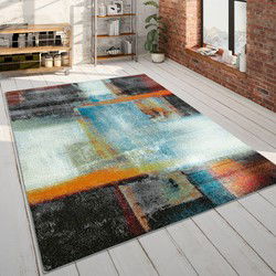 Laagpolig Vloerkleed - Eceria - Geo Modern - Multi - 70x140 cm