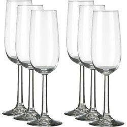 Royal Leerdam Champagneglazen/flutes Bouquet - 6x stuks - 170 ml - Champagneglazen