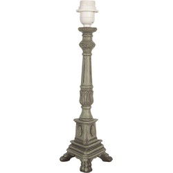 Clayre & Eef Lampenvoet 14x14x42 cm Groen Hout