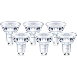 Philips CorePro LEDspot 4-35W GU10 36D Extra Warm Wit Dimbaar 6-Pack