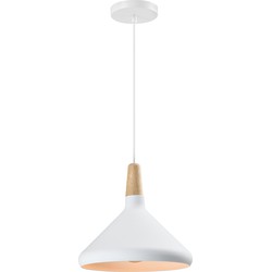 QUVIO Hanglamp rond wit - QUV5133L-WHITE