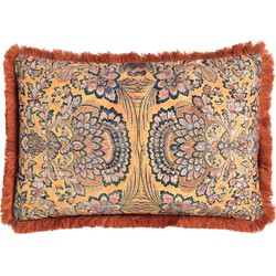 Dutch Decor JONAS - Sierkussen met patroon 40x60 cm Potters Clay - oranje - Dutch Decor