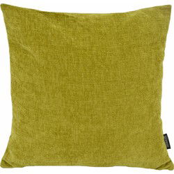 Chenille Groen | 45 x 45 cm | Kussenhoes | Polyester
