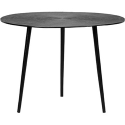 LABEL51 Salontafel Nobby - Zwart - Metaal - 60 cm