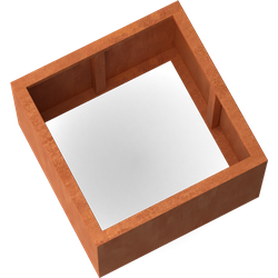 Artesa Rechthoekige plantenbak cortenstaal L80 x B80 x H60 cm