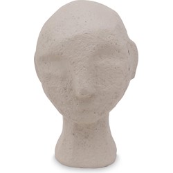 vtwonen Ecomix - Papieren Hoofd Sculptuur - Klein - Zandkleurig