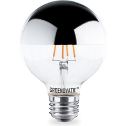 Groenovatie E27 LED Filament Globelamp G125 Kopspiegel 4W Extra Warm Wit Dimbaar