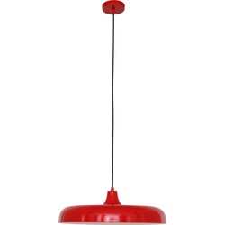 Steinhauer hanglamp Krisip - rood - metaal - 50 cm - E27 fitting - 2677RO