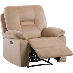 BERGEN - Fauteuil - Zandbeige - Fluweel