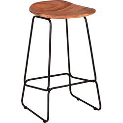 AnLi Style Barstoel hout ergo - Massief acacia