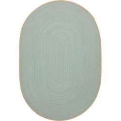 Kave Home - Groen tapijt Soller van 100% PET Ø 160 x 230 cm