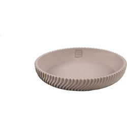 PTMD Schaal Lianna - 35x35x6 cm - Cement - Beige