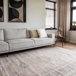 Vintage vloerkleed Aila Zand/Beige - Polypropyleen - 200 x 290 cm - (L)