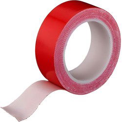 Watervast textband 19mmx4m rood